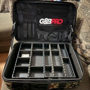 G&B Pro Black and Camouflage Organizer Bag